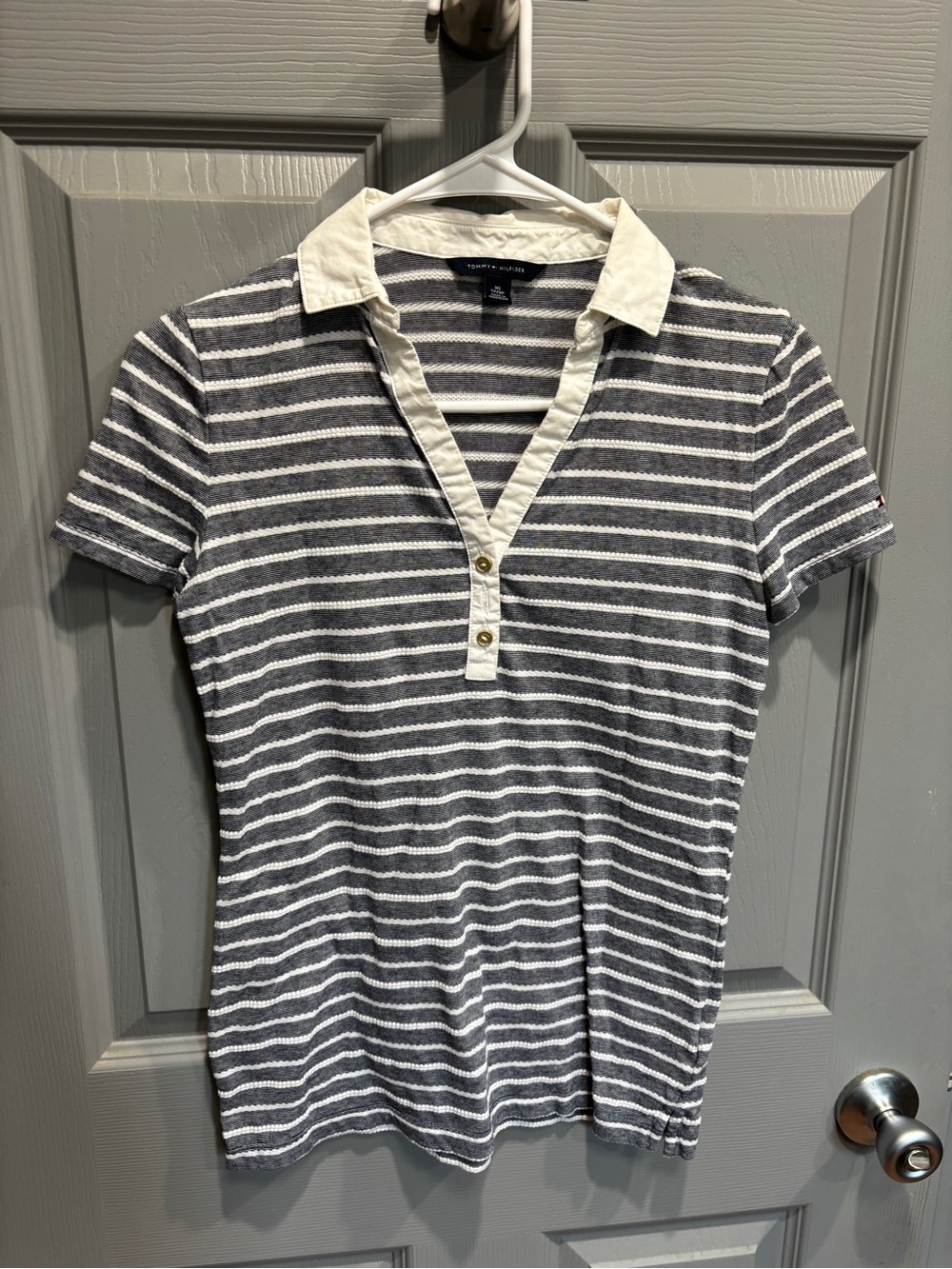 Tommy Hilfiger Striped Polo - XS